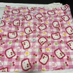 千鳥柄キティタオルケット - メルカリ