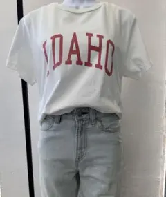 REMI RELIEF IDAHO ロゴT ホワイト 赤ロゴ　Mのサムネイル