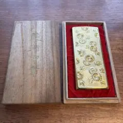 24Kゴールドメッキ印鑑ケース　美術印章