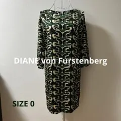 極美品　DIANE von Furstenberg　ワンピース　グリーン　０