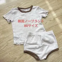 韓国子供服　セットアップ　夏　半袖　80