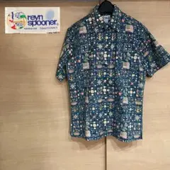Reyn Spooner レインスプーナー アロハシャツ 星条旗柄のサムネイル