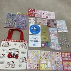 ハローキティ トートバッグとシールセット