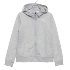 プーマ　フーデッドスウェット　グレー