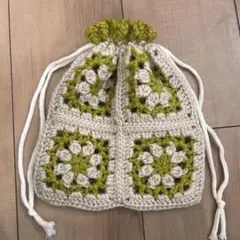 グラニースクエア巾着袋