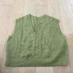 ニットベスト レディース