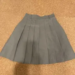 ハニーズ グレー プリーツスカート ミニ丈　Sのサムネイル