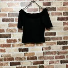 【REDYAZEL】バックリボンオフショルダー無地カットソー