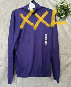 ユニクロ マシンウォッシャブル タートルネックセーター XXL