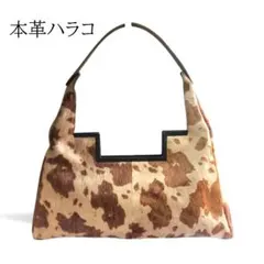 美品】子牛柄 ハラコバッグ ヴィンテージ ハンドバッグ - メルカリ
