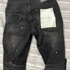 C*y様 h*o様 Purple Brand スキニーデニム ブラック ペイント C*y様 h*o様 Purple Brand スキニーデニム ブラック ペイント - メルカリ