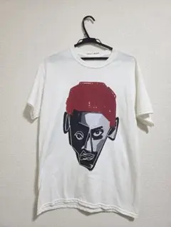 デニスロッドマン Tシャツ M 白 GILDAN ピンクヘア 00s 古着 - メルカリ