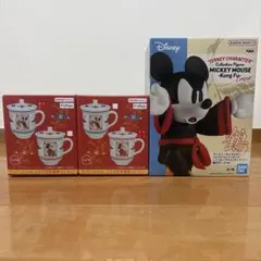 ディズニー ミッキーマウス カンフーミッキー フィギュア アジアンマグ セット