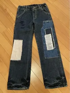 Gパン 140cm ダメージ加工Gパン　デニム　かっこいい 男の子★