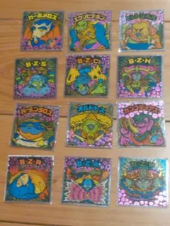 旧ビックリマンシール　21弾ヘッドP1　コンプ　ブラックゼウス BZH