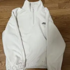 SWAN ハーフジップ ホワイト スウェット M