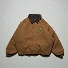 mama様専用企業ロゴデトロイトブラウンjohndeere中綿キルティング3XL