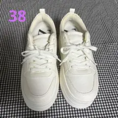 【ZARA】 ザラ 37 フラットフォームスニーカー 2025完売品 入手困難 ZARAフラットフォームスニーカー｜Yahoo!フリマ（旧PayPayフリマ）