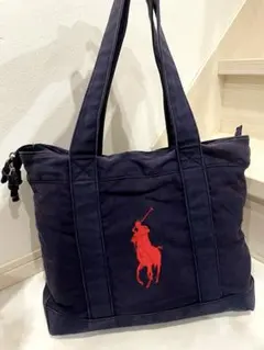B3 Ralph Lauren ネイビー トートバッグのサムネイル
