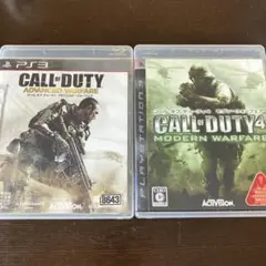 PS3 2本セット コール オブ デューティ アドバンスド・ウォーフェア+MW1
