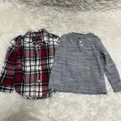 ラルフローレン　トミーヒルフィガー　チェックシャツ　長袖