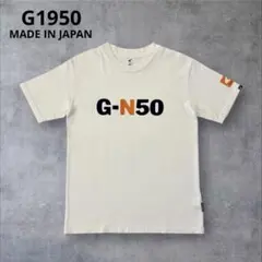 G1950 日本製 ギャラリー1950 フロッキーロゴプリントTシャツ 白 M