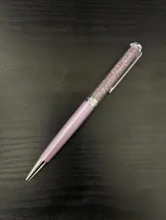 【新品未使用】SWAROVSKI クリスタル ボールペン パープル