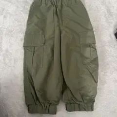 UNIQLO カーゴパンツ 100cm オリーブ