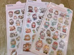 ボンボンドロップシール　ラブブ　3枚セット　海外製