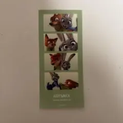 ズートピア　ステッカー　ディズニーストア