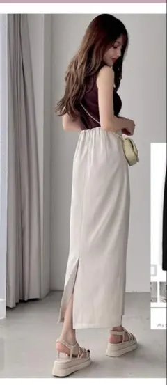 新品未使用　GRL バックスリットタイトスカートgm725