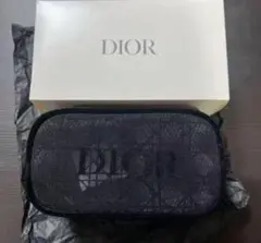 DIORブラックメッシュポーチ TROUSSE POUCH
