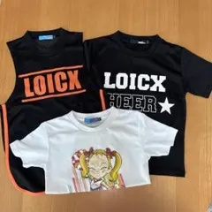 LOICX チア　Tシャツ 3点セット