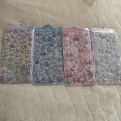 【正規品】ボンボンドロップシール　ちゅるきら　4枚セット