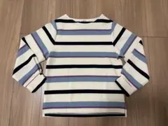 ストライプ 長袖 Tシャツ Sサイズ カットソー 寒色のサムネイル