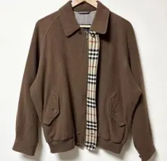 美品 80s 90s Burberry ハリントンジャケット ウールブルゾン こ*ん様 80s〜90s vtg Burberry wool bomber ja