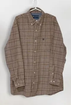 週末セール ビバリーヒルズポロクラブ チェックシャツ 4L 綿96％ 長袖