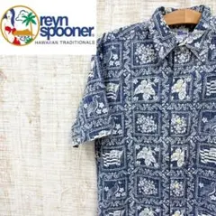 207k20《定番 ラハイナセーラー》レインスプーナー　アロハシャツ　ハワイ