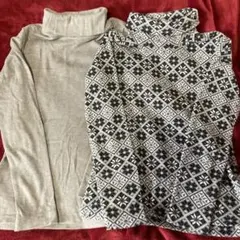 ユニクロ　ヒートテック　タートルネック　S 2点セット