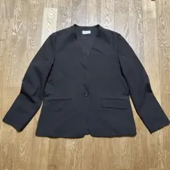 【PLST（プラステ）】ノーカラージャケット XLサイズ