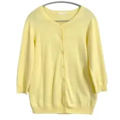 【美品】UNIQLO 七分袖カーディガン