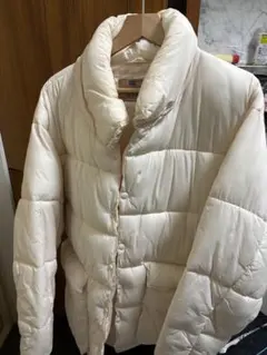 SUPPLY クリーム色 ダウンジャケット