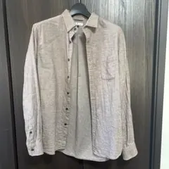 A.V.V HOMME 長袖シャツ XL ベージュ