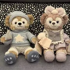 香港12周年　完売品　SS　ダッフィーシェリーメイ　メルカリのみ出品 ダッフィー シェリーメイ香港セーラー服 ぬいぐるみ 約20cm