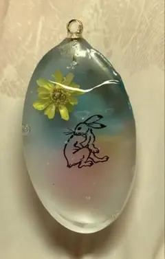 チャーム(鳥獣戯画・うさぎ)No.25