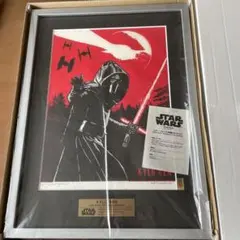 スターウォーズ　カイロレン　木版画　ヤマグチノリカズ　限定　サイン入　完売　レア 2025年最新】STAR WARS 版画の人気アイテム - メルカリ