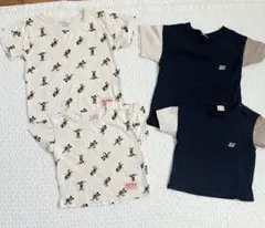 ミッキー Tシャツセット 兄弟 リンク お揃い 90 110