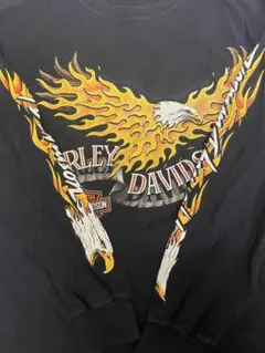 フェードフレイムXL】90's Harley-Davidso L/S Tee - メルカリ