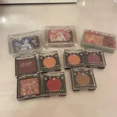 メイク アイシャドウ URGLAM アイシャドウ チークカラー セット 10個