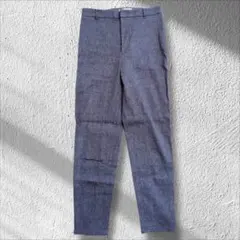 ◆ギャルリーヴィー　ストレッチ テーパードパンツ　コットン　リネン